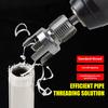 Интегрированный инструмент для нарезания внутренней и наружной резьбы на трубах Универсальный инструмент для нарезания резьбы на трубах Совместимый с электродрелью Набор резьбонарезного инструмента для ПВХ труб