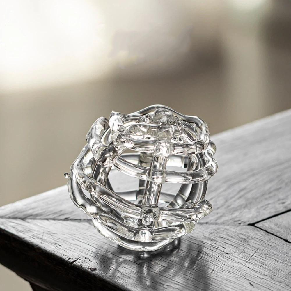 Transparent Glass Ball Vase Zen-Inspired Design Hydroponic Flower Vase  Flower Arrangement