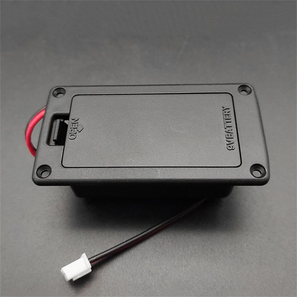 2 шт. 9В Держатель батарейки для звукоснимателя Крышка отсека Коробка-кейс для акустической гитары