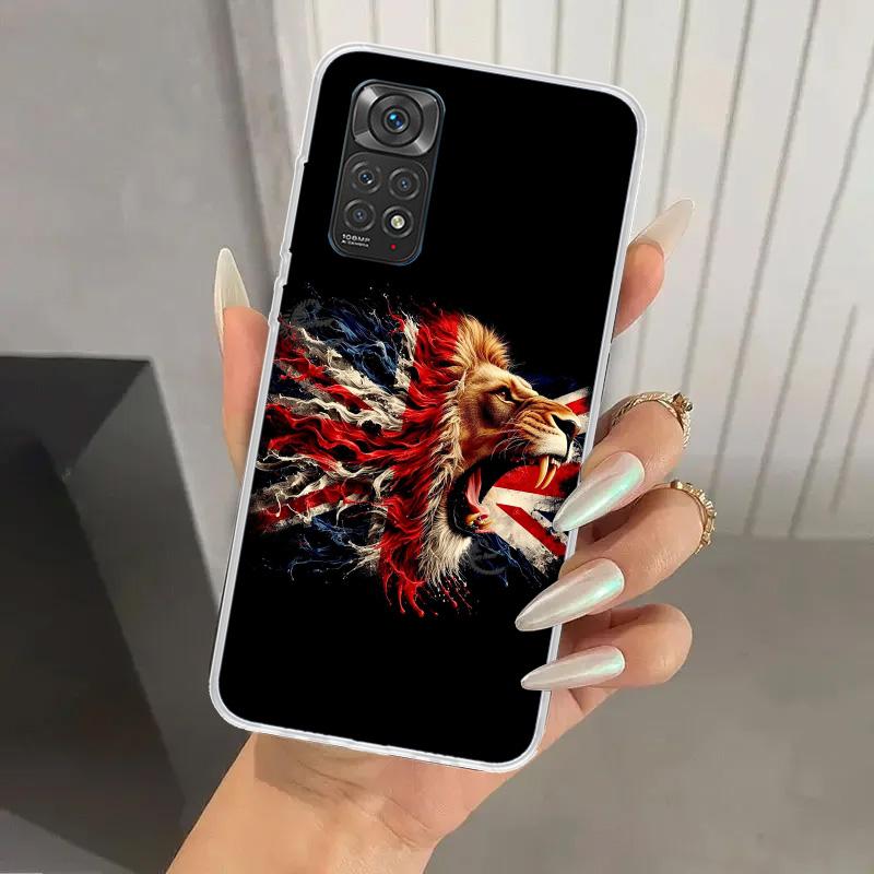 Union Jack England UK Flag Phone Case for Xiaomi Redmi Note 15 14 14S 13 12S 12 Pro 11S 11 Plus 11T 11E 10S Soft Funda Print She