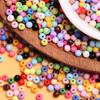 4mm 500PCS For Jewelry Making Findings Multicolor Acrylic Loose Beads Jewelry Accessories DIY Crafts Soild Color Handmade Material