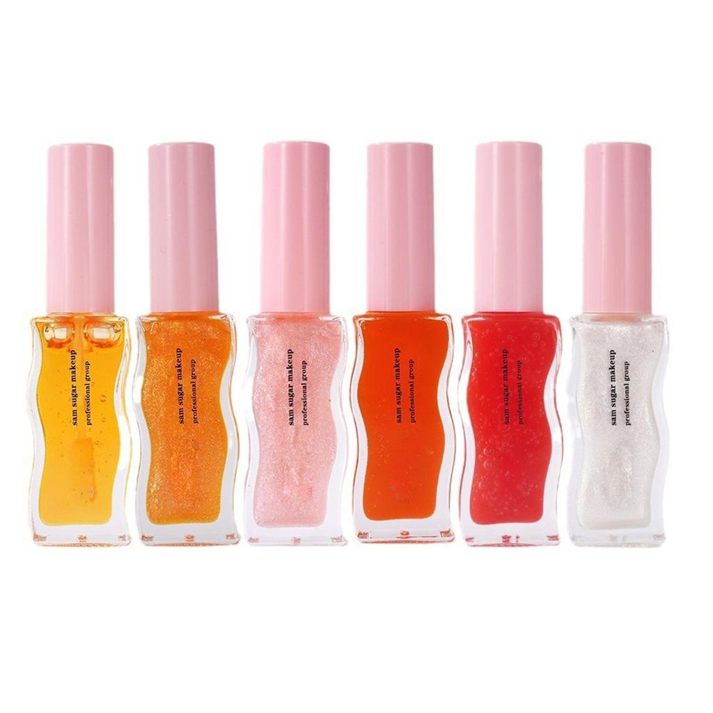 Fruit Honey Moisturizing Temperature Liquid Lipstick Honey Color Long Lasting Moistourizing Lip Makeup Lip Oil 8ml