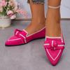 Women Flats New Ballet Pointed Toe Loafers Shoes for Women Slip-on Casual Low Heel Luxury Shoes Brand Butterfly Sneakers Women