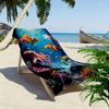 Colorful Underwater World with Clownfish Beach towel quick-drying for travel outdoor sports jogging beach and swimming