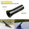 1.4" Carbon Fiber Car Truck SUV AM/FM Radio Short Antenna Stubby Screw Aluminum