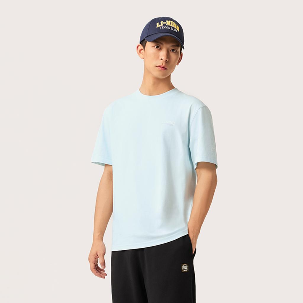 Футболка Li Ning Унисекс Светло-голубая AHSV229-3