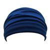Solid Color Women Wide Sports Fold Hairband Yoga Non Slip Stretch Headband Elastic Running Turban Running Headwrap Hair Band