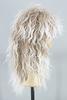 Topcosplay Men's Long 80s Rocker Heavy Metal Punk Curly Wig for Halloween, Cosplay, Costume Party (Brown-White Gradient)