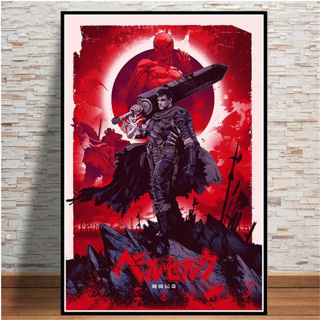 Maniac Japanese Anime Poster Retro Cartoon Canvas Painting and Printing Retro Art Wall Decoration Home Decoration