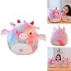 Best-selling Unicorn Plush Toy Bat Pillow Rainbow Pig Cat And Bat Fluffy Cushion For Kids 20cm