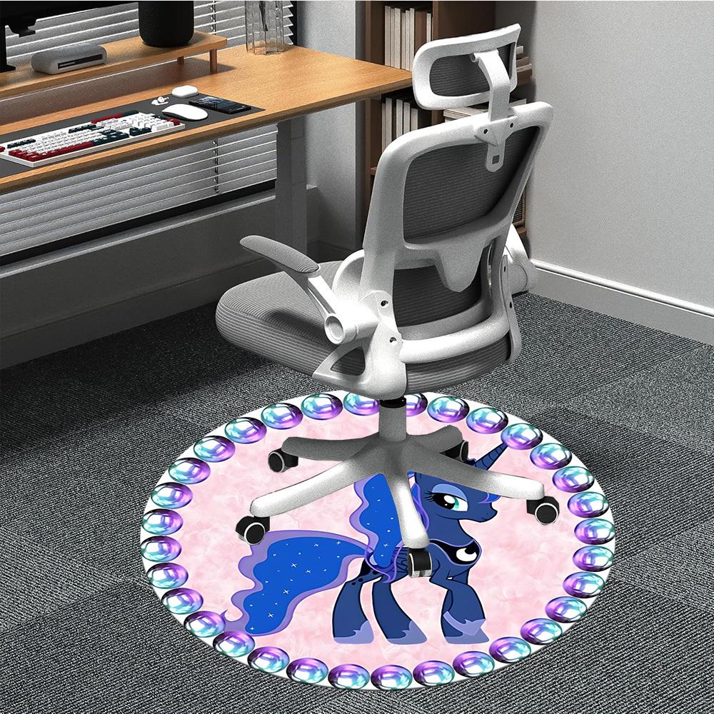1pc Unicorn Fantasy Chair Carpet for Office, Non-slip, Soft and Durable Leisure Rug, Perfect for Office, Living Room yy251103113
