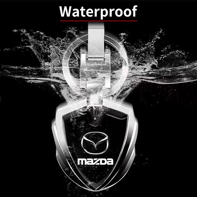 3D Металлическая Брелок-брелок для ключей Кольцо для брелока Держатель для ключей Стайлинг Автоаксессуары Для Mazda 3 6 CX5 2 CX3 CX9 MX5 RX8 Axela Demio MS CX5 2 Axela Demio