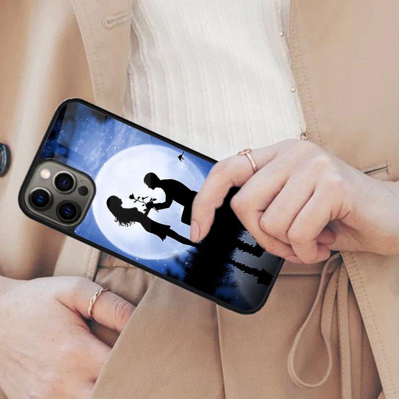 Moon Love Valentine Galaxy Magnetic Phone Case For APPLE iPhone 17 Air 16 14 13 12 Pro Max 15 Plus Charge With MagSafe Cover