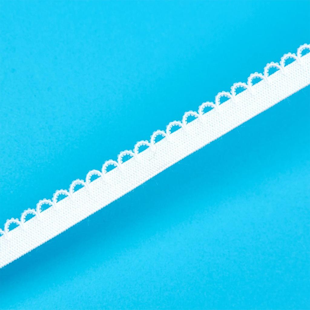 Эластичная лента эластичное кружево 0,9 см полумесяц нижнее белье плечевой ремень зубчатый край лента