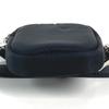 PRADA triangle logo plate Mini multi-pouch with belt Pouch Leather / Nylon Black