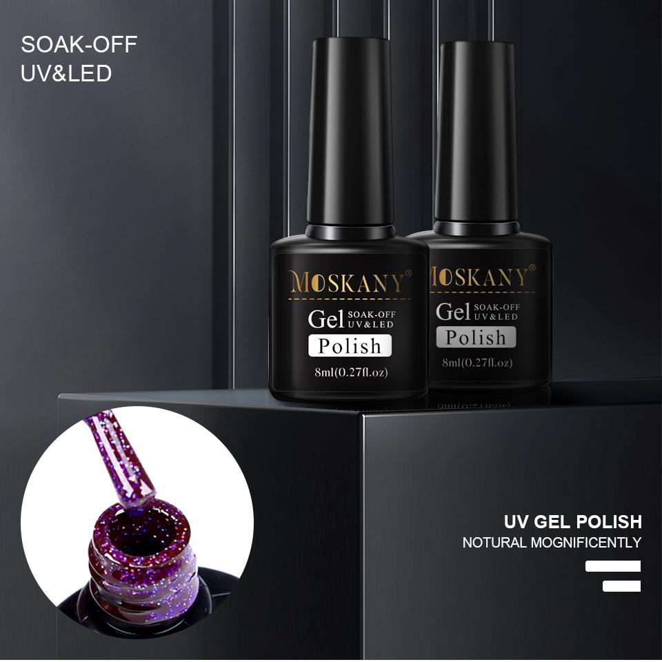 Набор для ногтей MOSKANY с полнофункциональной маникюрной машинкой мощностью 140 Вт с полигелем для ногтей, 10 цветов лака для ногтей, полный набор инструментов для ногтей