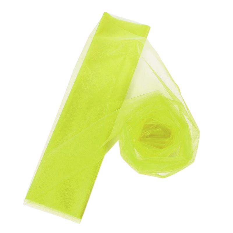 5/10M Organza Roll Fabric Sheer Crystal Tulle Roll Wedding Birthday Party Backdrop Decoration DIY Yarn Chair Sashes Baby Shower