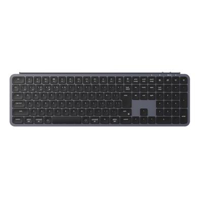 Keychron B6 Pro Ультратонкая беспроводная клавиатура, Полноразмерная, с цифровым блоком, Кастомизация ZMK, Ножничные переключатели, 2.4 ГГцBluetooth 5.2Проводная