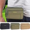 Multi-Compartment Men Waist Pack Bum Bag Men Wallet Pouch Mobile Phone Bags Hiking Cycling
