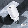 Ładowarka sieciowa 47W USAMS GaN Power Delivery USB-C/USB Szybkie ładowanie Biała