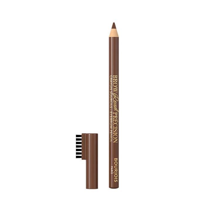 Карандаш для бровей - BOURJOIS - BROW REVEAL PRECISION - Светло-каштановый 002 - Ультраточный - Встроенная щеточка