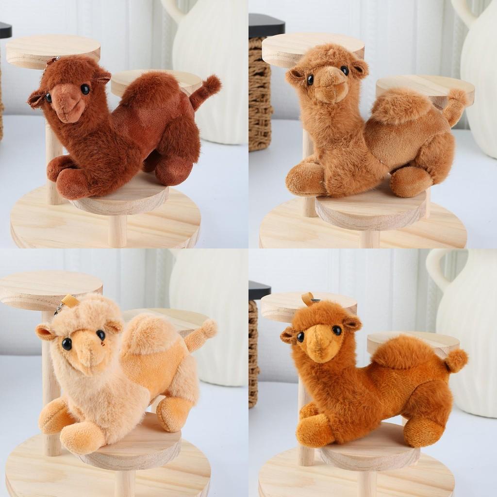 Cute Camel Plush Toy Animal Pendant With Soft Velvet For Backpack Accessories
