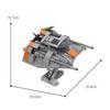 Buildmoc Космические Войны T-47 Снежный Аэроспидер Истребители MOC Набор Строительные Блоки Комплекты Игрушки для Детей Детские Подарки Игрушка 453 Детали