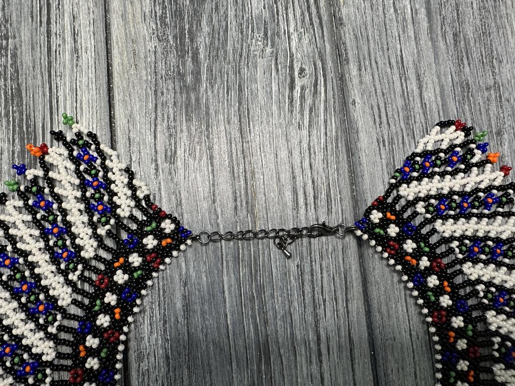 Традиционная украинская силянка из чешского бисера HatynkaUA Necklace ожерелье ручной работы (SUN999_56)