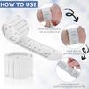 Silicone Memo Wrist Bands 4 Pcs Wearable Wrist Notepad Slap Reminder Bracelet with Ruler Writable Memo Wrist Strap Erasable Memo Notepad Wristband fo