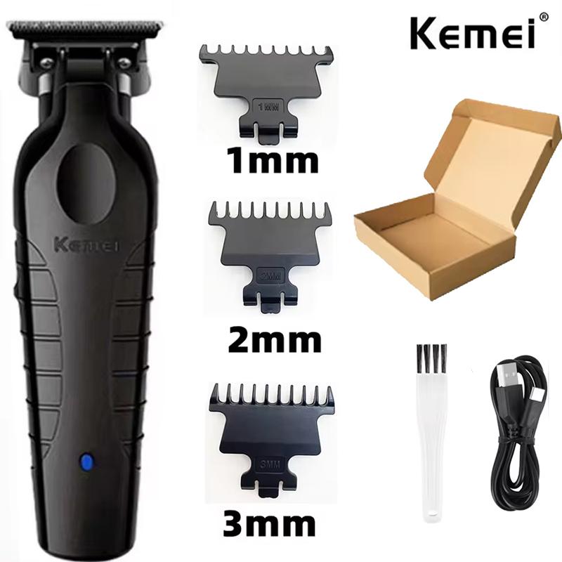 Kemei KM-2299 Мужская машинка для стрижки волос Профессиональная электрическая машинка для стрижки волос USB-перезаряжаемая Парикмахерская машинка для стрижки Мужская электрическая машинка для стрижки волос