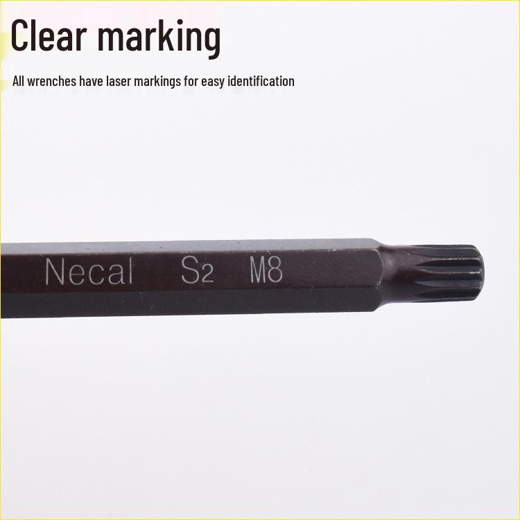 Nigao 3/8" Головка M Удлиненная Обжимная Гильза Звездообразный Битодержатель