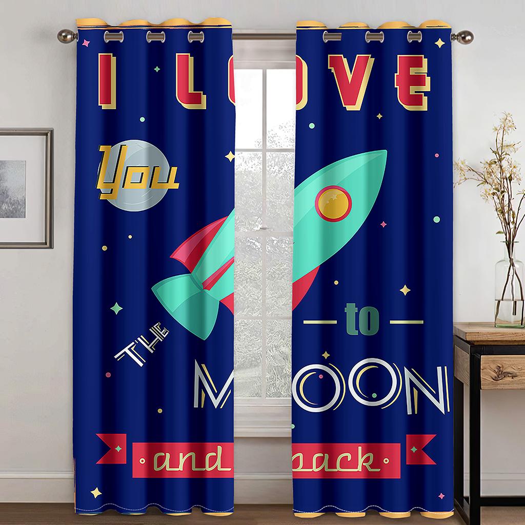 Красный самолет облака оконные шторы домашний декор детская спальня шторы кухонные дверные шторы шторы для гостиной