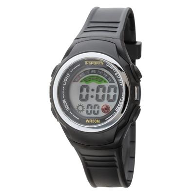 Crepha TS-D158-BK Цифровые мужские часы Черные