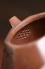 Eight-Sided Engraved Agarwood Clay Yixing Zisha Teapot by Renowned Artist