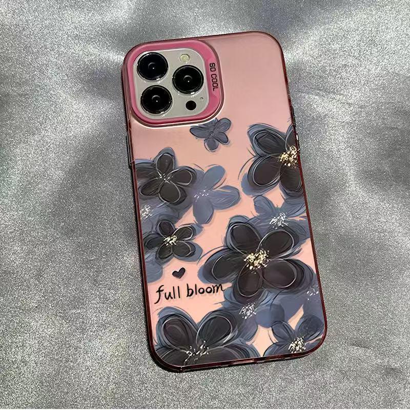 Ink Wash Floral Phone Case for iPhone 17/16 Pro/15 Pro Max/14/13