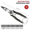 Multifunctional universal diagonal pliers, wire cutters, durable non-slip repair tools for professional electrician