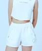 ETRE AU SOMMET Circle Logo Shorts (White)