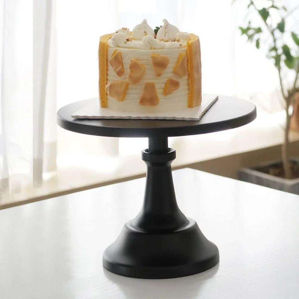 Round Dessert Table Display Rack Heavy Duty Cupcake Holder Stand High Base Cake Stand  Kitchen