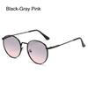 Vintage Metal Frame Sun Glasses UV Protection Hippie Glasses Trendy Round Sunglasses  for Women Men