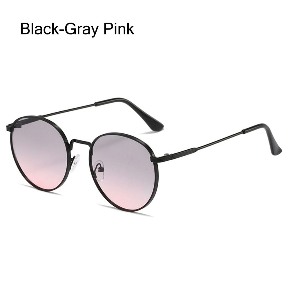 Vintage Metal Frame Sun Glasses UV Protection Hippie Glasses Trendy Round Sunglasses  for Women Men