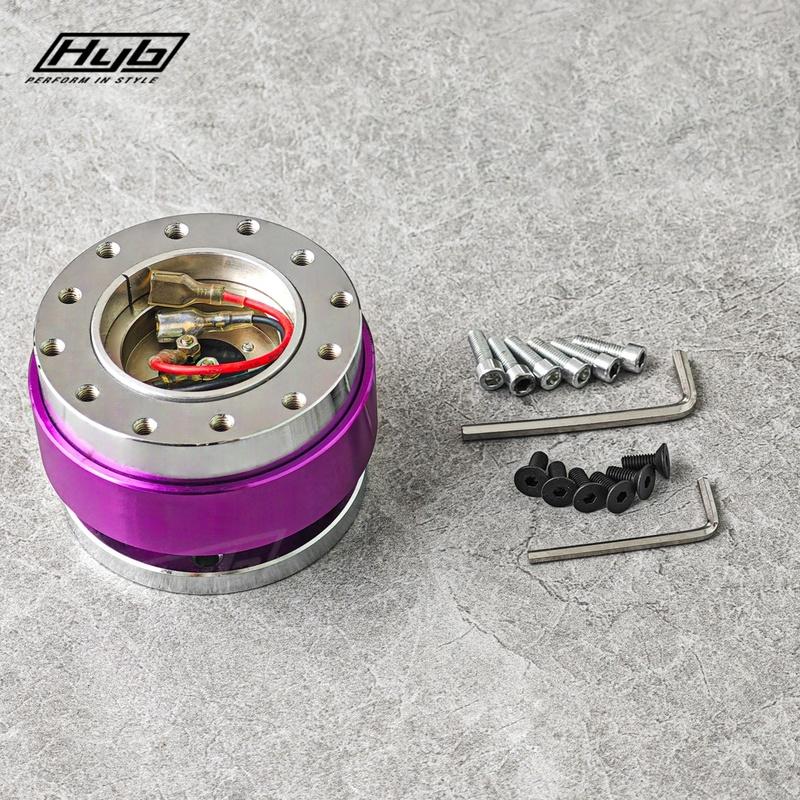 JDM Racing Steering Wheel Quick Release Universal PCD 70MM 74MM Steering Wheel Snap Off Hub Adapter Boss Kit