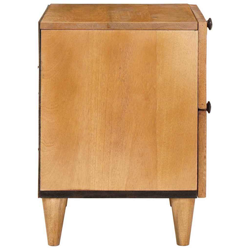 Nightstand Light Brown 40 x 33 x 46 cm Engineered Wood