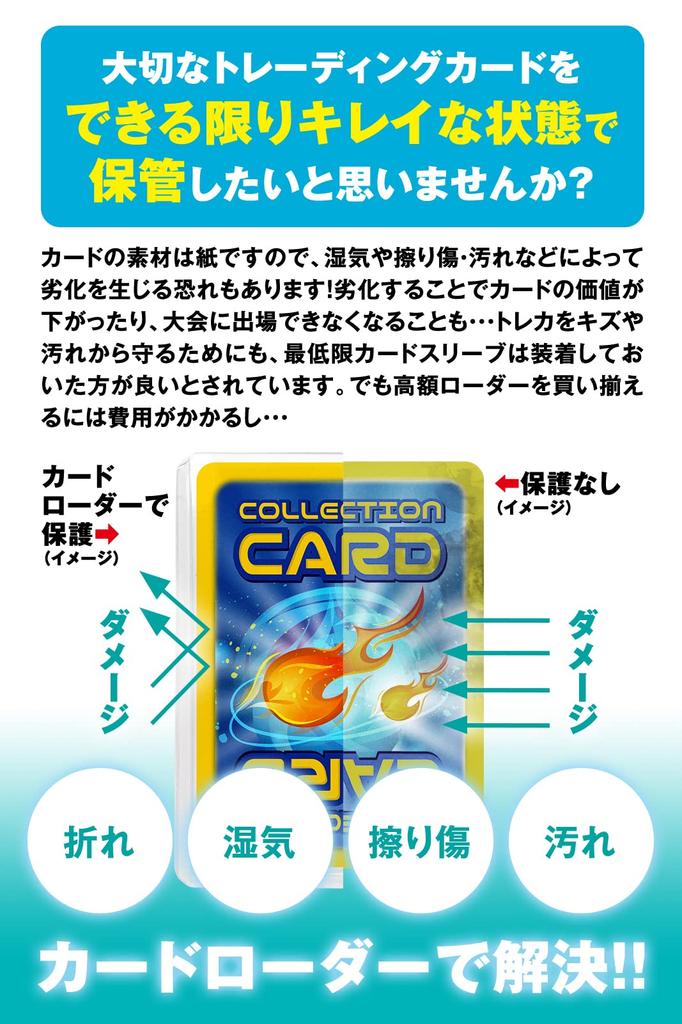 Загрузчик карт Top Loader от Inspection Card Sleeve Pokeka Loader Card Trading Card Sleeve Poly White 25 [контролируемое агентство] (ПВХ) (Очистить детали)