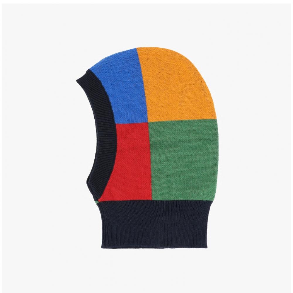 Bobo Choses Multi Color Tile Balaclava Beanie B225ai065