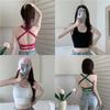 With A Chest Pad Hanging Neck Cross Back Wrap Chest Integrated Underwear with A Top Small Halter Vest Women Wear A Chest