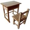 Cobaanii Mokei Kobo 1/12 Scale Memories Alley Series Showa School Series Wooden Desk and Chair Set of 2 Assembly Kit OY-001