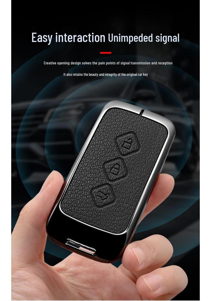 Чехол для ключа Wuling Hongguang MiniEV: Полностью металлический корпус, Декоративный аксессуар для мужчин и женщин