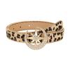 Блингблинг пояс для уличных танцев, джинсовый пояс, пояс для лайвхауса, панк поясная цепь, потрясающий леопардовый принт, стразы