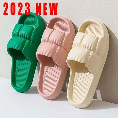 Женские суперлегкие тапочки-облака, сандалии, летние пляжные женские шлепанцы на мягкой подошве, мужские и женские домашние нескользящие шлепанцы из ЭВА для ванной комнаты