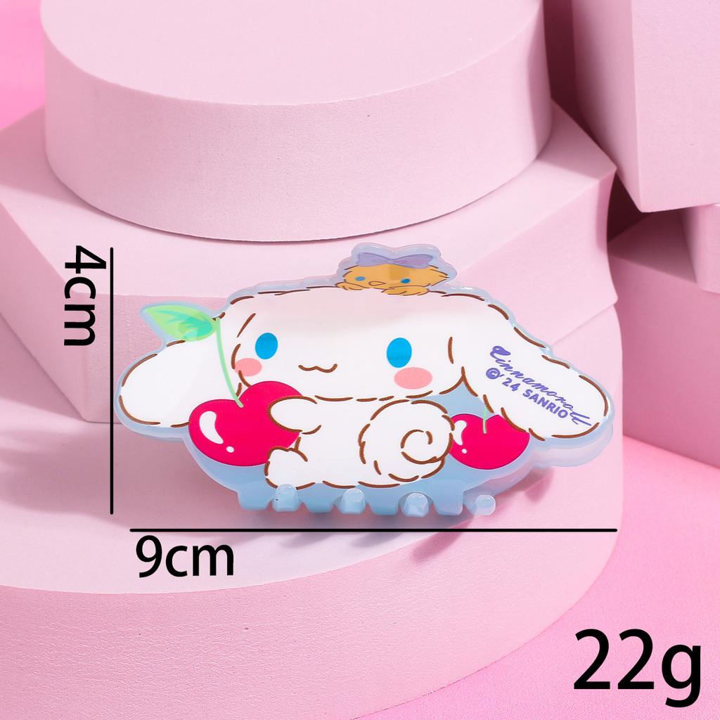 1 шт./Случайные 3 шт. Милые заколки для волос Sanrio Cinnamoroll и Изысканные аксессуары для волос Kuromi